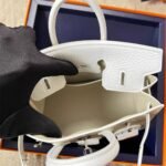 Hermès Sac Faubourg Neige Birkin Sellier 20 Matte Alligator Palladium Hardware