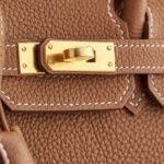 Hermès Birkin 25 Togo Gold Retourne Gold Hardware